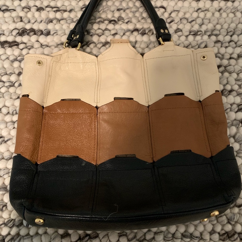 Orla Kiely Leather Tote